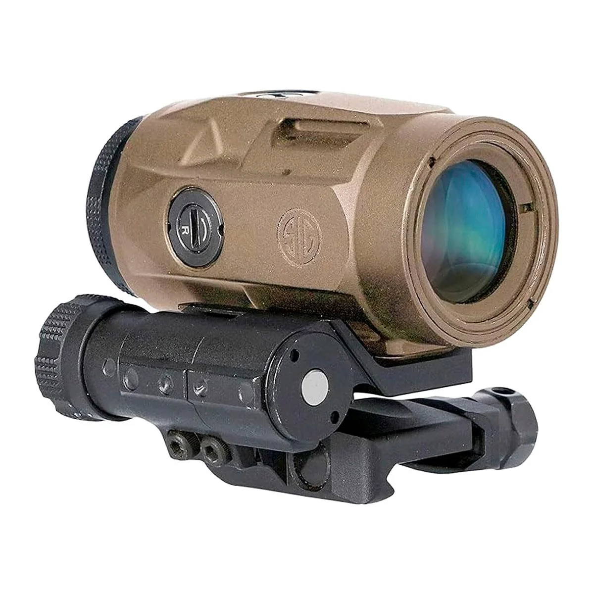 Збільшувач Sig Optics 3Х JULIET3-MICRO 3X22MM, PUSH-BUTTON MOUNT WITH SPACERS, BLACK