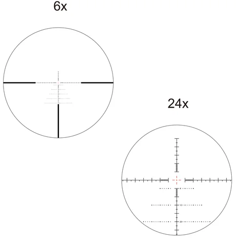 Приціл оптичний Vector Optics Sentinel 6-24x50 (30 мм) illum. FFP VSE-3 MOA — фото 2