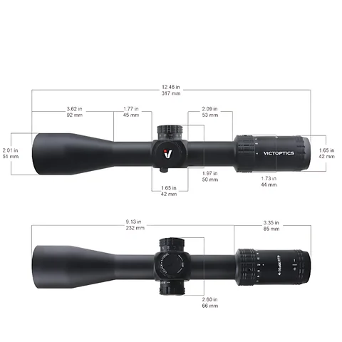 Приціл оптичний Vector Optics S4 4-16x44 (30 мм) SFP MDL wire reticle photo 3