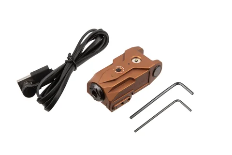 Лазерный целеуказатель Vector Optics Viperay Scrapper пистолетный красный лазер FDE photo 4