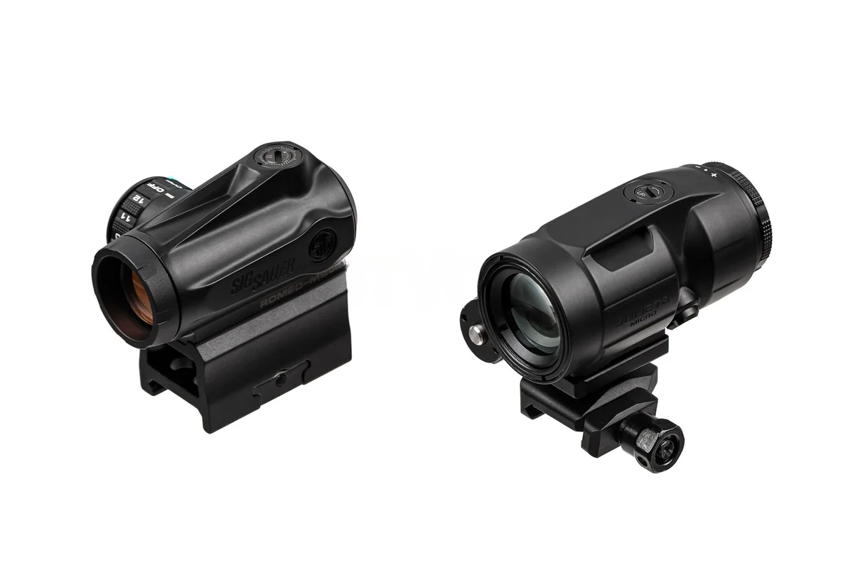 Комплект Sig Optics колiматор ROMEO-MSR Gen II 2 MOA і магніфер JULIET3-MICRO 3X22MM