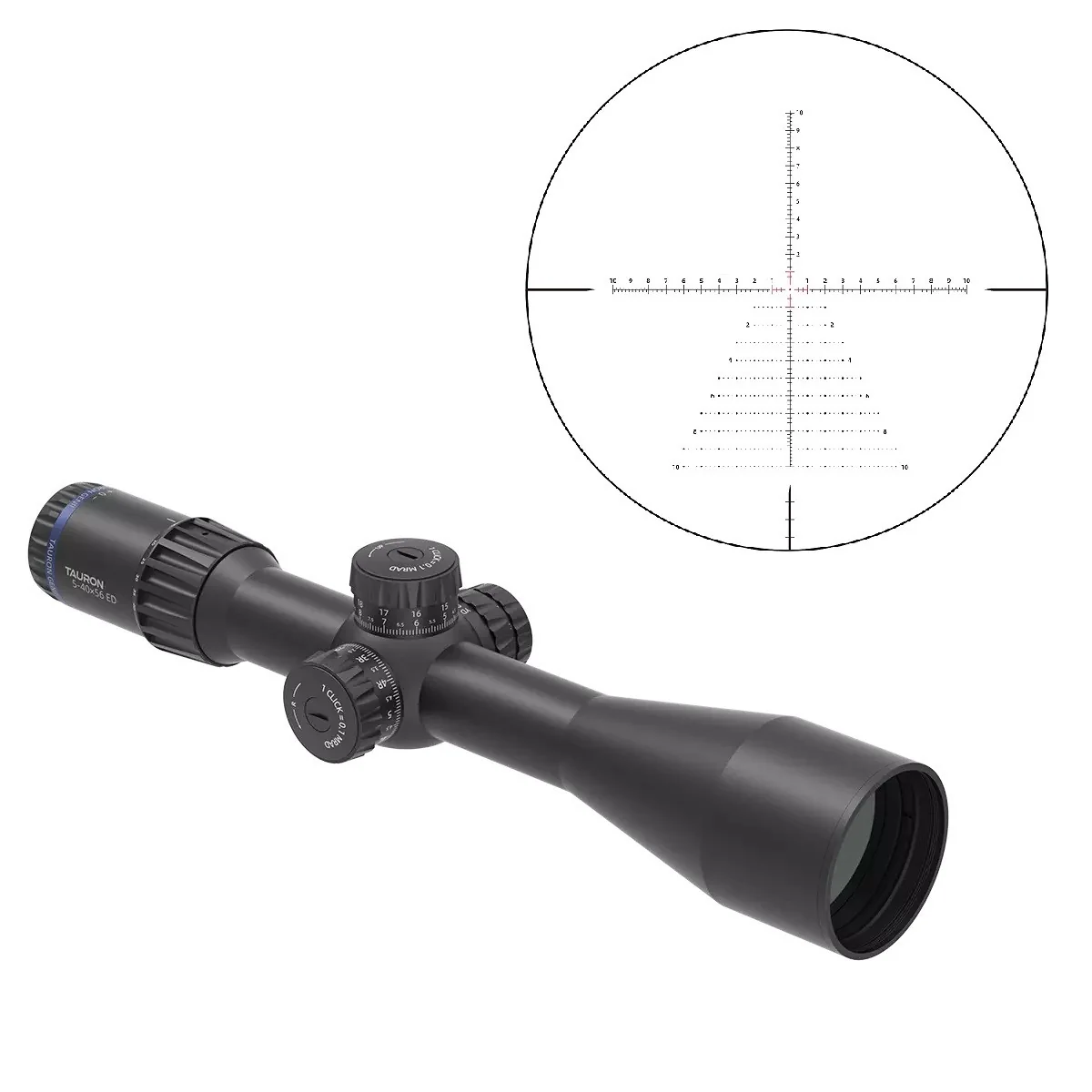 Приціл оптичний Vector Optics Tauron GenII 5-40X56 (34 мм) ED FFP illum. VTA-8 MIL