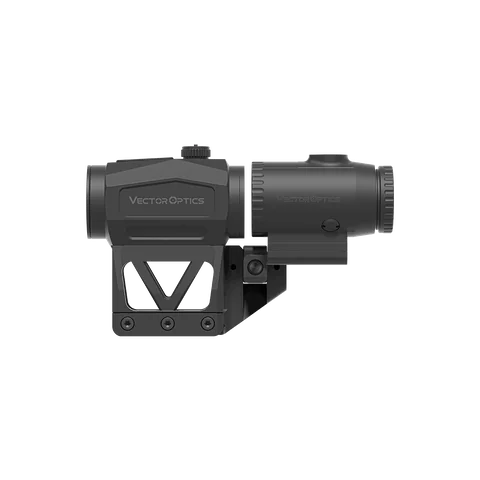 Комплект Vector Optics коліматорний приціл Scrapper 1x29 MRT + збільшувач Paragon 3x18 з інтегрованим цільним кріпленням на Пікатінні