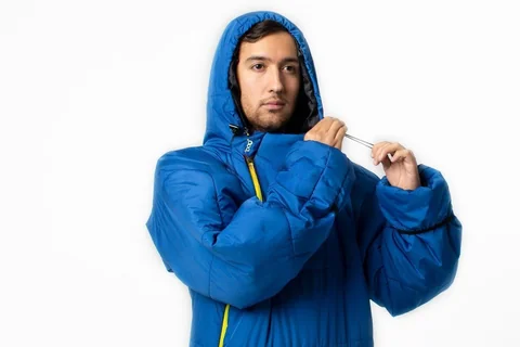 Спальний мішок, що надівається Selkbag LITE, розмір L, блакитний — фото 7