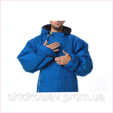 SBLT6GFXL Спальний мішок, що надівається Selkbag LITE, розмір XL, сірий — фото 3
