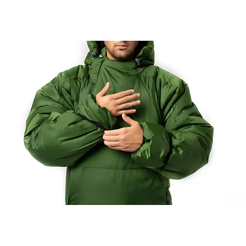 SBOR6GPXL Спальний мішок, що надівається Selkbag ORIGINAL, розмір XL, зелений — фото 4