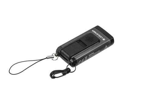 Ліхтар-брелок LedLenser K6R Gray Safety із звуковою сигналізацією, заряджається, 400/200/20 — фото 2