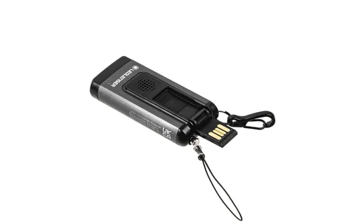Ліхтар-брелок LedLenser K6R Gray Safety із звуковою сигналізацією, заряджається, 400/200/20 — фото 3