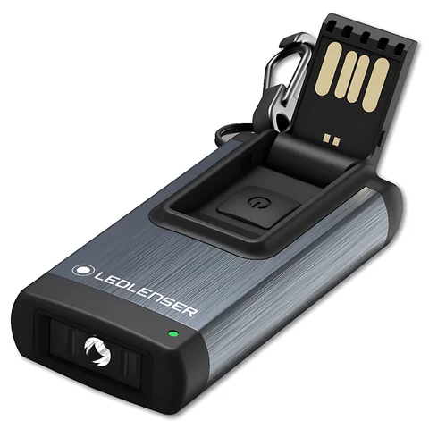 Ліхтар-брелок LedLenser K4R Gray, заряджається, 120/80/20