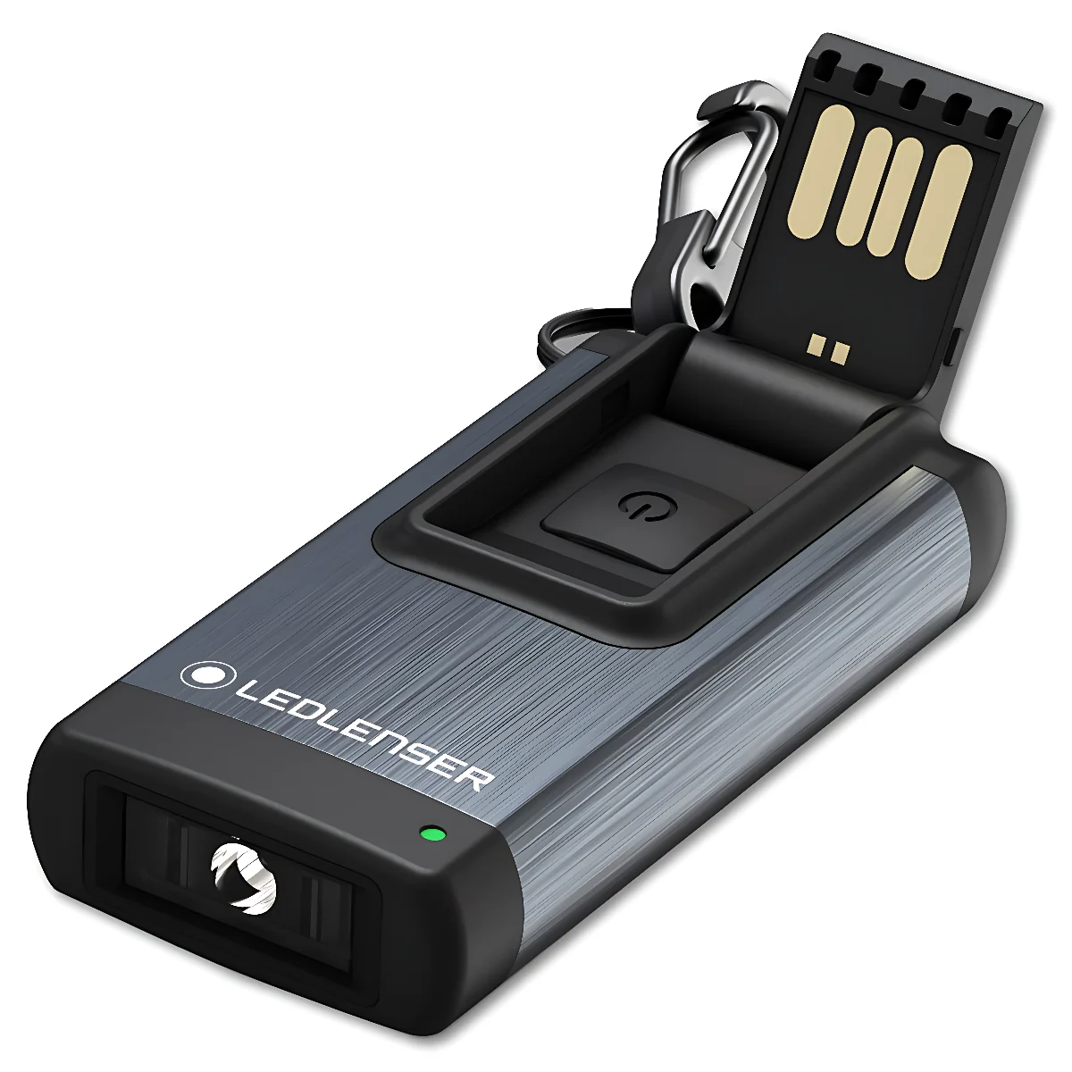 Ліхтар-брелок LedLenser K4R Gray, заряджається, 120/80/20
