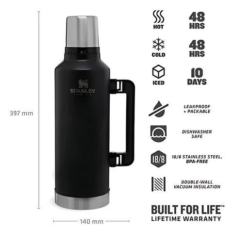 Термос Legendary Classic Matte Black 2.3 л photo 4