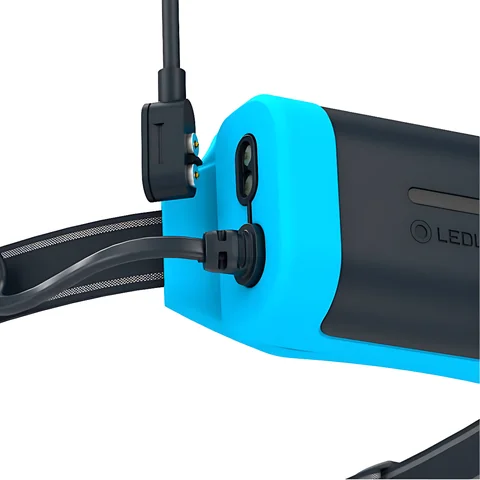 Налобний ліхтар LedLenser NEO 9R Blue, заряджається, 1200/600/200/20 — фото 2