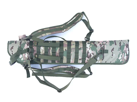 Скаббард з MOLLE для помпової рушниці, ствол 51см. Внутр.78х13х6см мультікам — фото 2