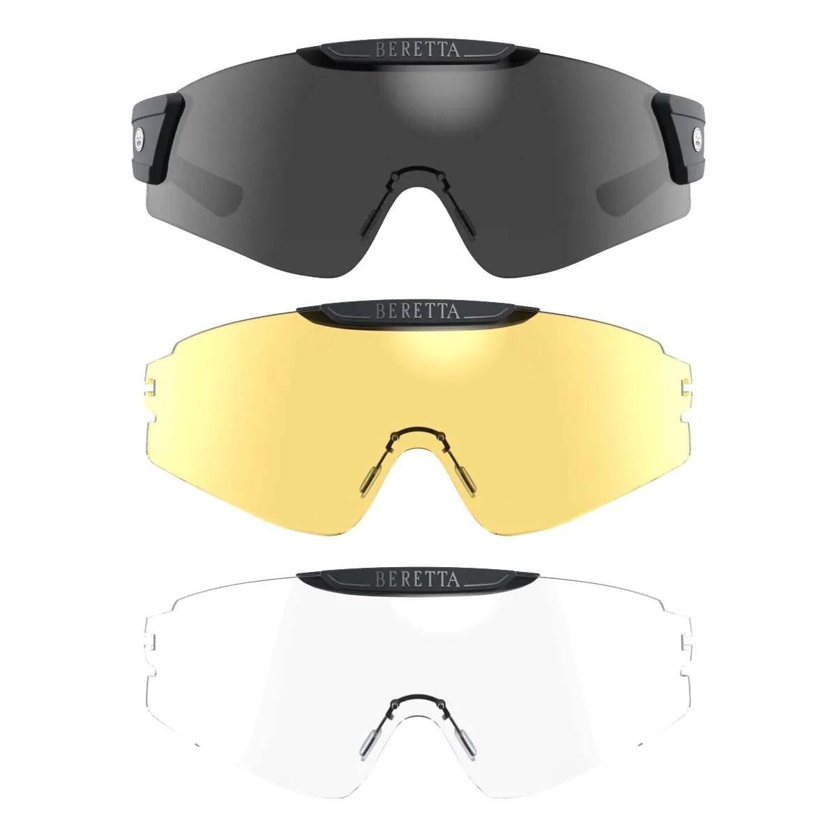 Окуляри "Beretta"  InterMask (3 шт) Fume & Neutral & Yellow