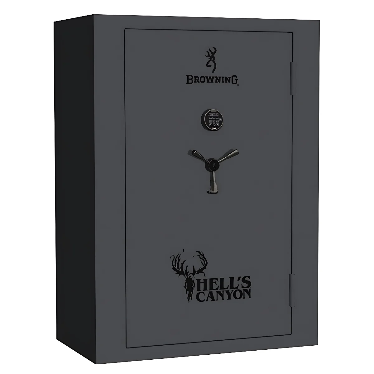 Сейф BROWNING "Hells Canyon"153х110х64 текстур.чорний, чорн. хром.ручки, ел.зам.