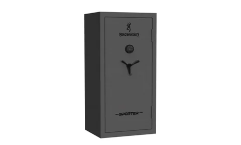Сейф BROWNING "Sporter" 148х77х51 серый глянець,чорн.мат.ручки, ел.замок