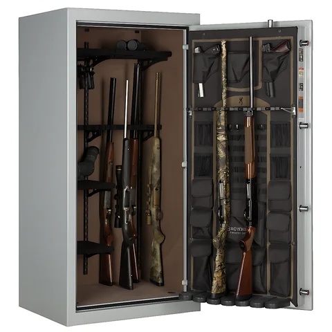 Сейф BROWNING "Sporter" 148х74х61 серый глянец, черн.хром.ручки, эл.замок photo 2