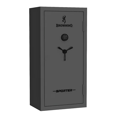Сейф BROWNING "Sporter" 148х74х61 серый глянець,чорн.хром.ручки, ел.замок