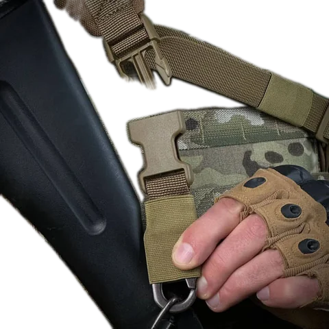 KRAKEN-carbine1 Ремінь збройовий RAGNAROK триточковий з широким наплічником "KRAKEN" carbine Мультикам photo 3
