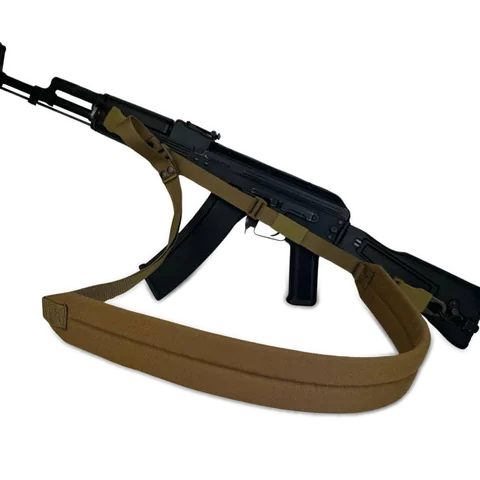 Ремінь збройовий RAGNAROK триточковий з широким наплічником "KRAKEN" carbine Койот