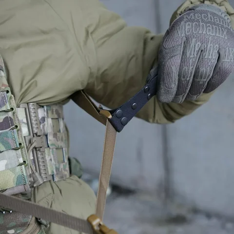KRAKEN-G2-CARBINE- K Збройовий ремінь RAGNAROK "KRAKEN" Gen.2 Carbine (Триточковий) Койот photo 6