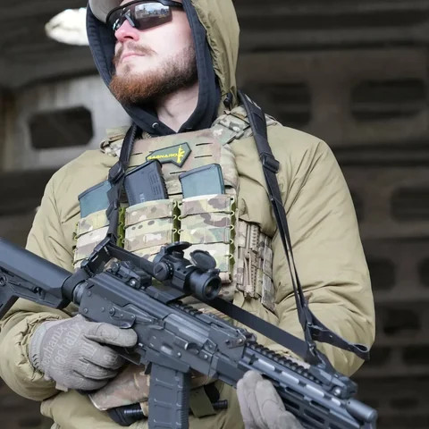 KRAKEN-G2- CARBINE-B Збройовий ремінь RAGNAROK "KRAKEN" Gen.2 Carbine (Триточковий) Чорний photo 3