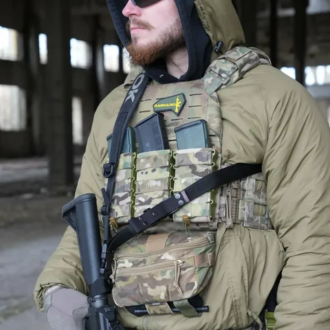 KRAKEN-G2- CARBINE-B Збройовий ремінь RAGNAROK "KRAKEN" Gen.2 Carbine (Триточковий) Чорний photo 4