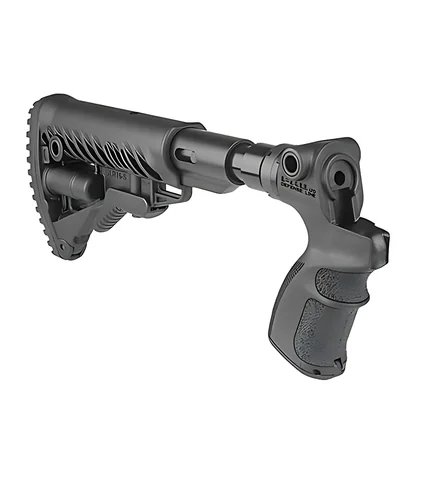 Приклад складаний з амортизатором і пістолетної рукояткою FAB для Mossberg 500, чорний photo 2