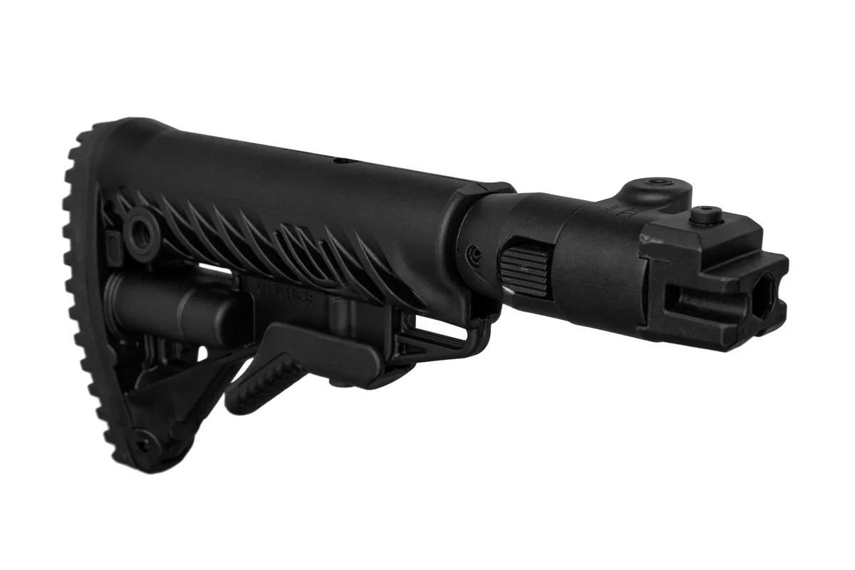 Приклад складний FAB M4 для AK 47, полімер, чорний