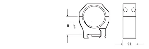 Кільця AUDERE  PSR™ Gen2  Diam 1" H34 — фото 6