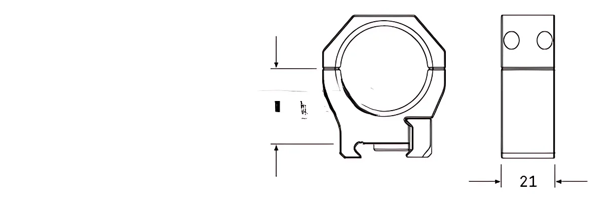 Кільця AUDERE  PSR™ Gen2  Diam 1" H34 — фото 7