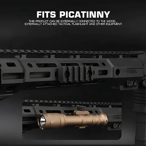 Планка Picatinny M-lock 5 слотів чорна# — фото 4