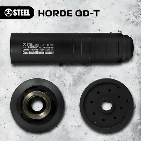 Саундмодератор STEEL HORDE QD-T SMALL 223 1/2*28 — фото 5