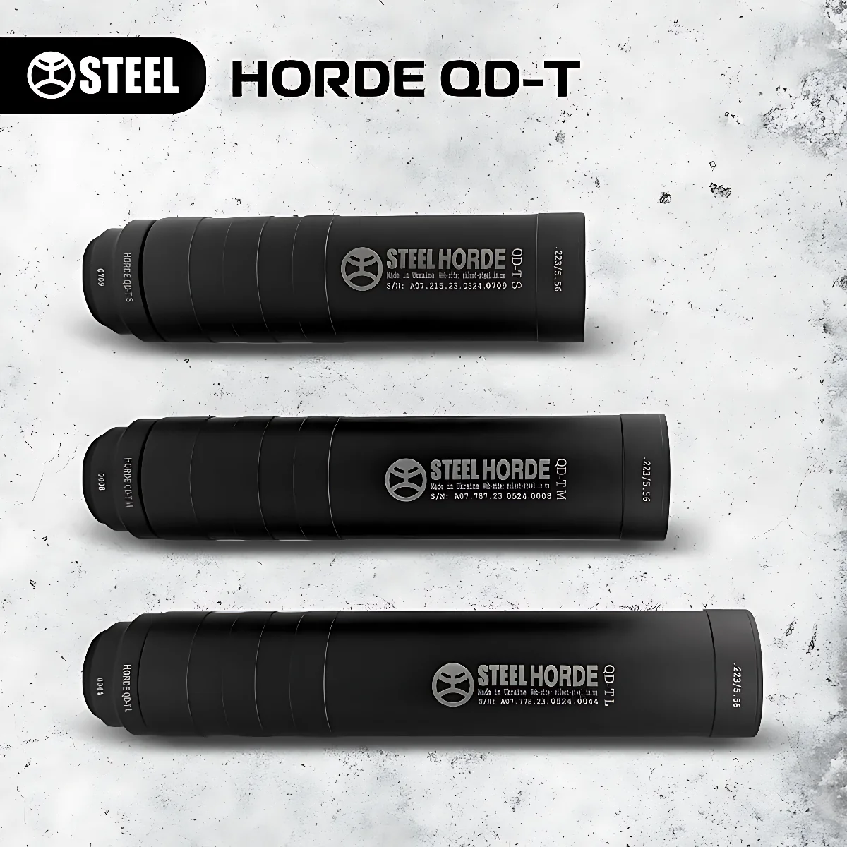 Саундмодератор STEEL HORDE QD-T SMALL 223 1/2*28