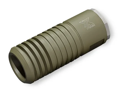 Полум'ягасник X-Gun Ghost без ДГК (сумісний с ДГК X-Gun silentlock) різьба 24х1,5 Olive