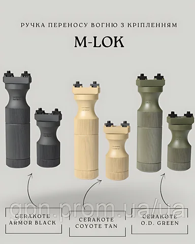 4555-ABLK Ручка переносу вогню Модульна під M-LOK — фото 2