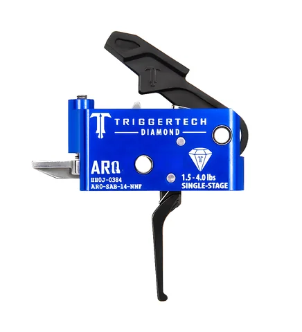 УСМ TriggerTech AR15 Black AR Diamond Flat Single Stage Admiral Blue