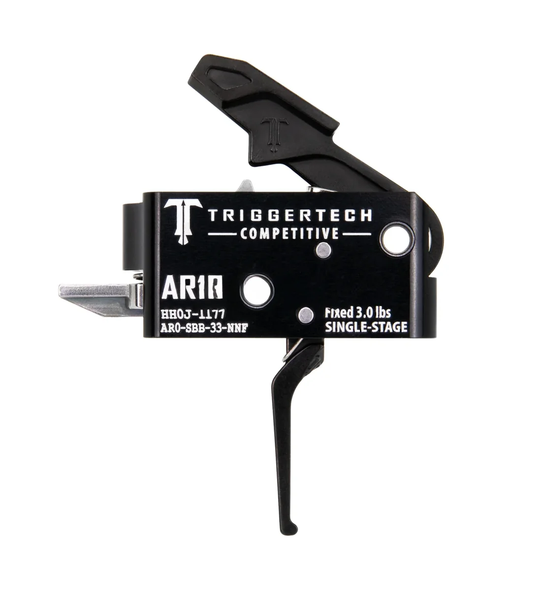 УСМ TriggerTech AR15 Black Competitive Flat Single Stage Black EPD