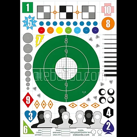 Мішень Алебарда "Поліцейський снайперінг"