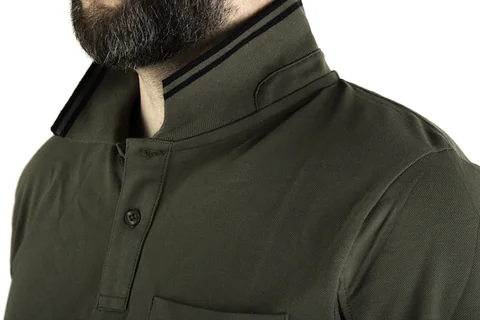 Футболка чоловіча "Beretta" з довгими рукавами  Airmesh Polo LS  p.М (олива) — фото 4