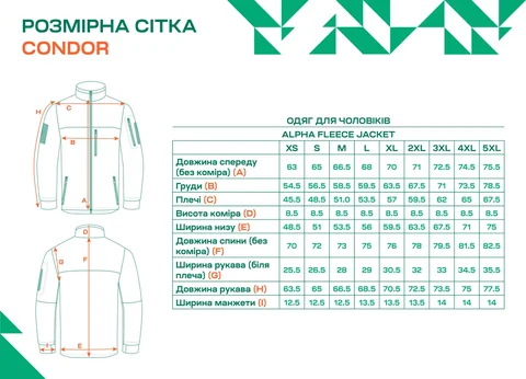 Куртка флісова ALFA Condor р.XL (olive) — фото 2