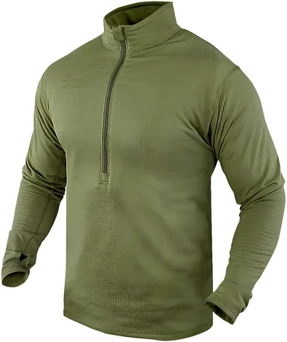 Термо-светр Base II Zip Condor р.XL (olive) — фото 3