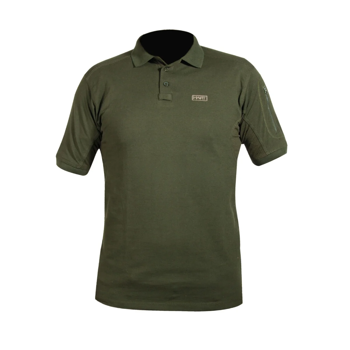 Футболка-поло IVORY "Hart" р.M (dark olive)