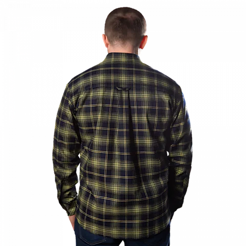 Сорочка “Буревій” (Logo Orange) Lime Green/Navy (8605)