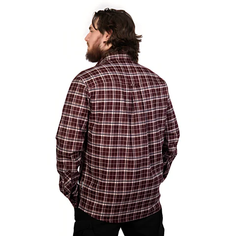 Сорочка "Буревій" Burgundy Check XXL(р) — фото 2