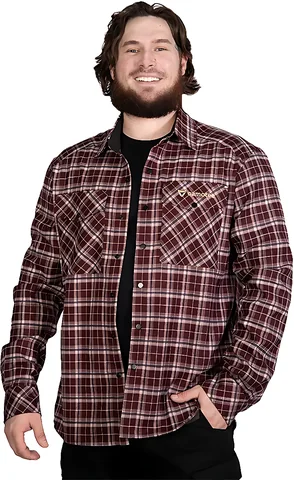 Сорочка "Буревій" Burgundy Check XXL(р)