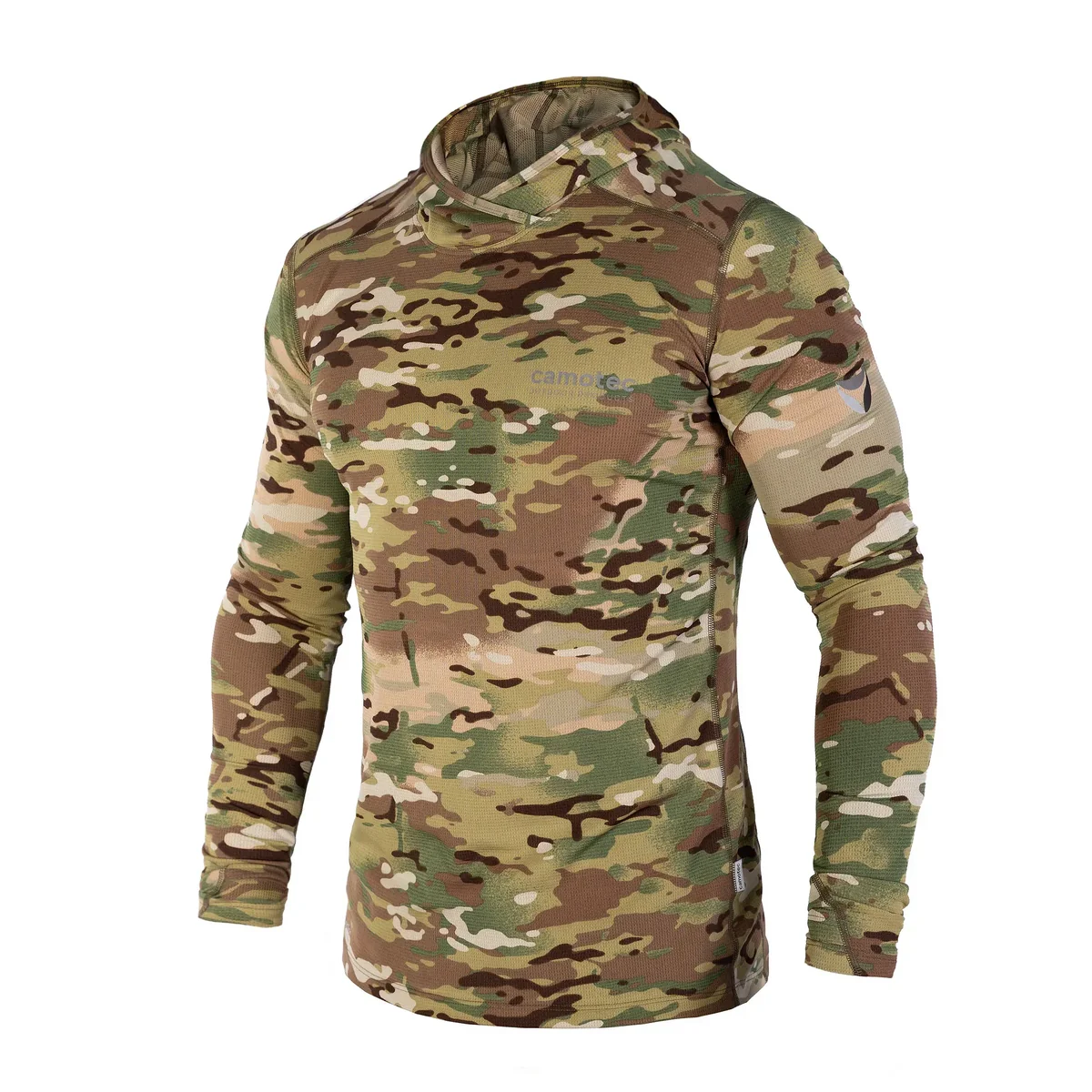 9663 Лонгслів Chiton Hood 2.0 CoolPass Grid 2.0 Multicam L(р)