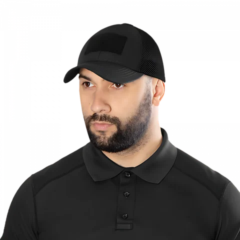 Бейсболка Tactic Mesh Rip-Stop Stretch Чорна — фото 5
