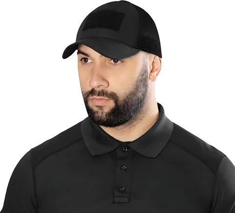 Бейсболка Tactic Mesh Rip-Stop Stretch Чорна