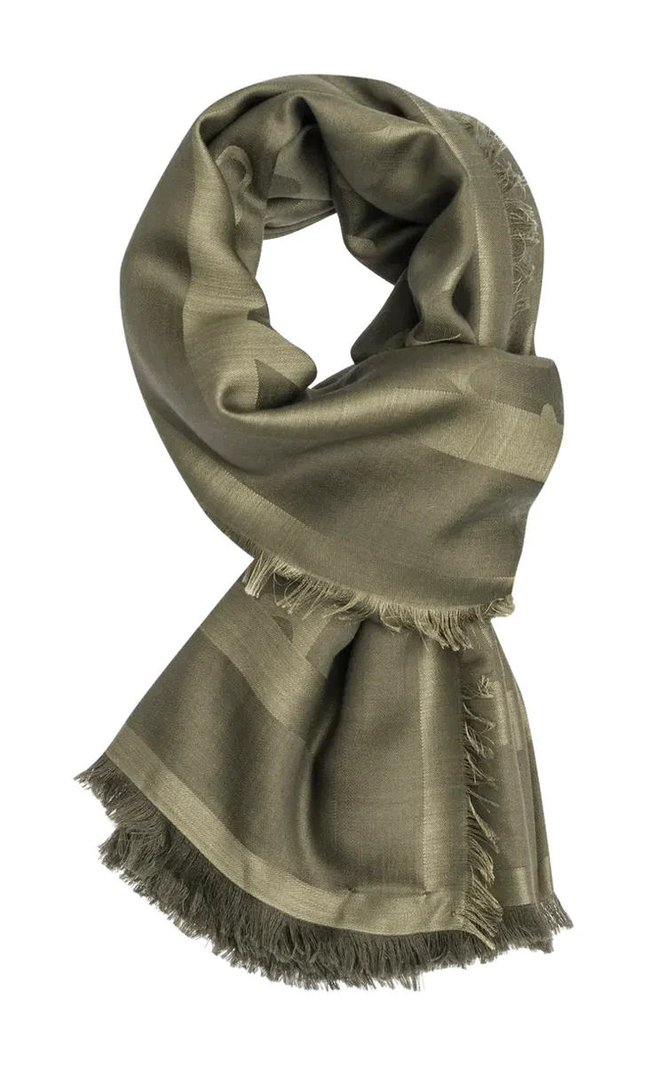 SF181-T2712-07U3 Шарф Pashmina "Beretta" Green